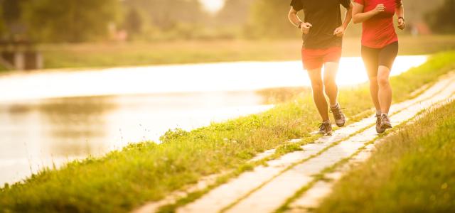 Mature Couple Jogging
